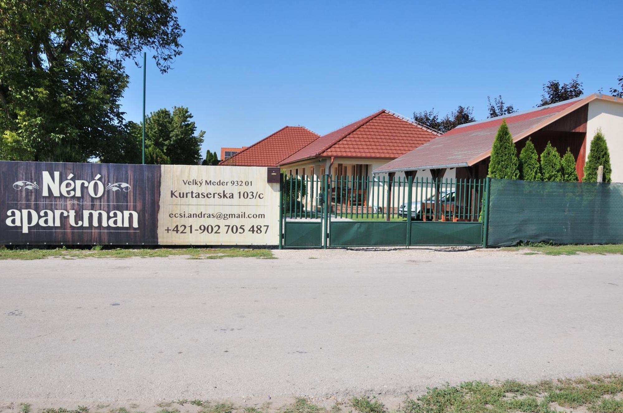 Nero Apartman Veľký Meder Exterior foto